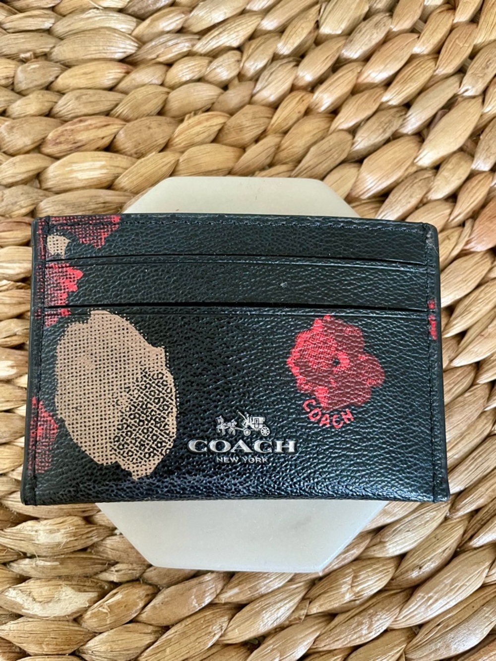 Coach Floral Card Case 🌹